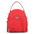 Prada Backpack Tessuto Impuntu Quilted Triangle Logo Nylon