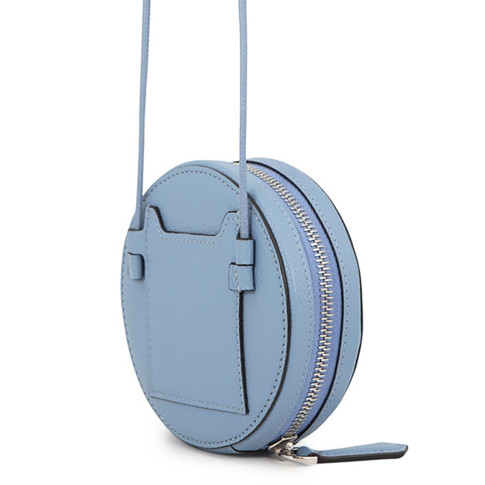 Fendi Shoulder Pouch FF Logo Round Leather — view 2