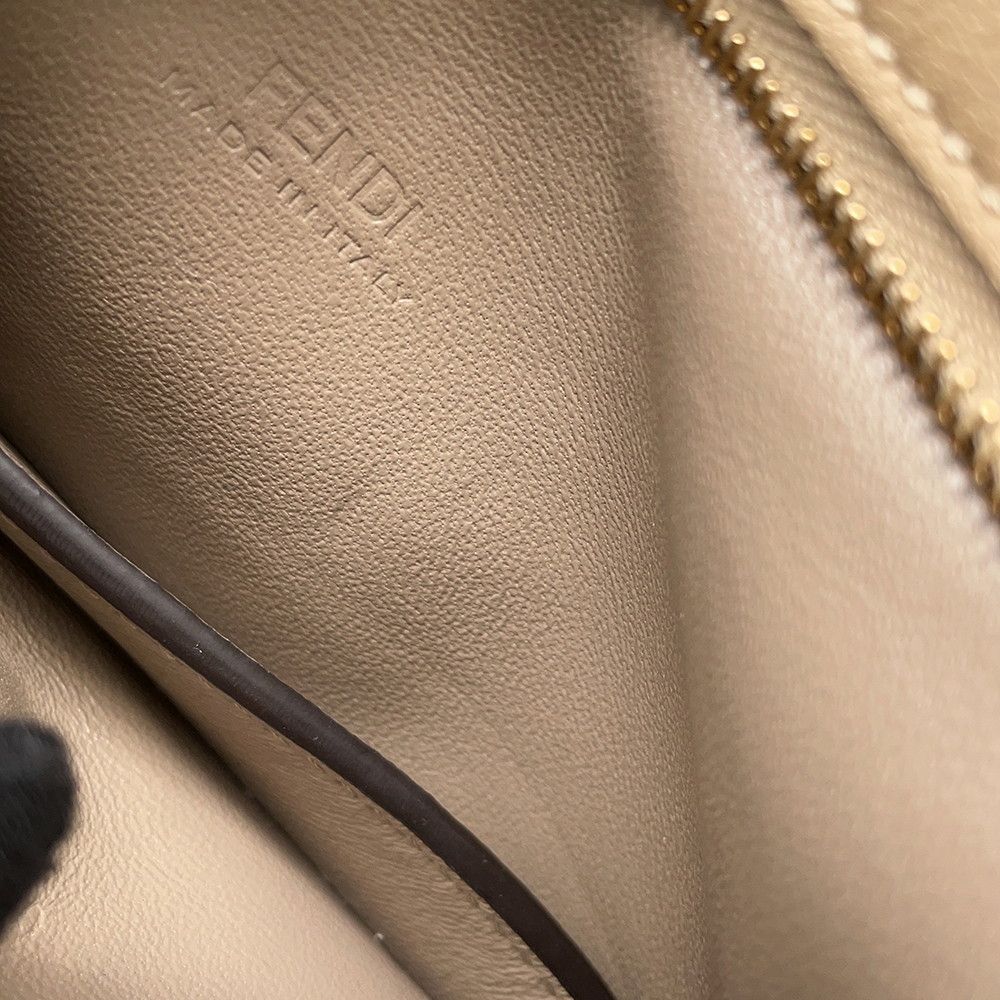 Fendi Chain Shoulder Pouch Flip Nano Leather Pochette — view 9