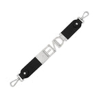 Fendi Shoulder Strap Leather for Handbag Black — view 3