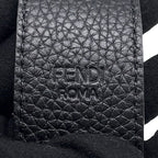 Fendi Shoulder Strap Leather for Handbag Black — view 7