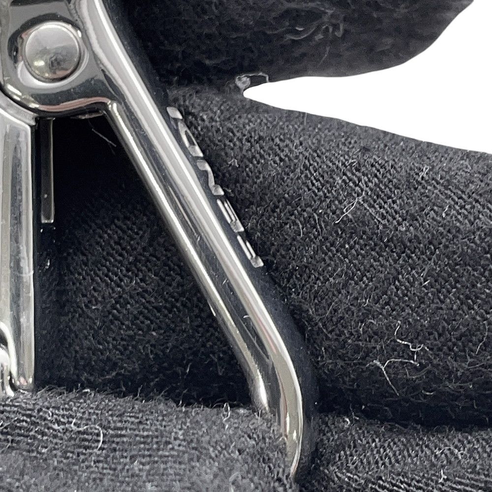 Fendi Shoulder Strap Leather for Handbag Black — view 6