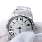 Cartier Santos Ronde LM Watch White Dial — view 4