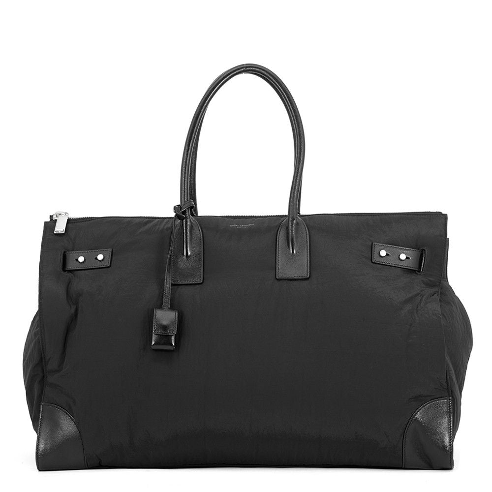 Saint Laurent Paris Tote Sac Joule Nylon Duffle Black