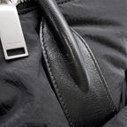 Saint Laurent Paris Tote Sac Joule Nylon Duffle Black — view 9