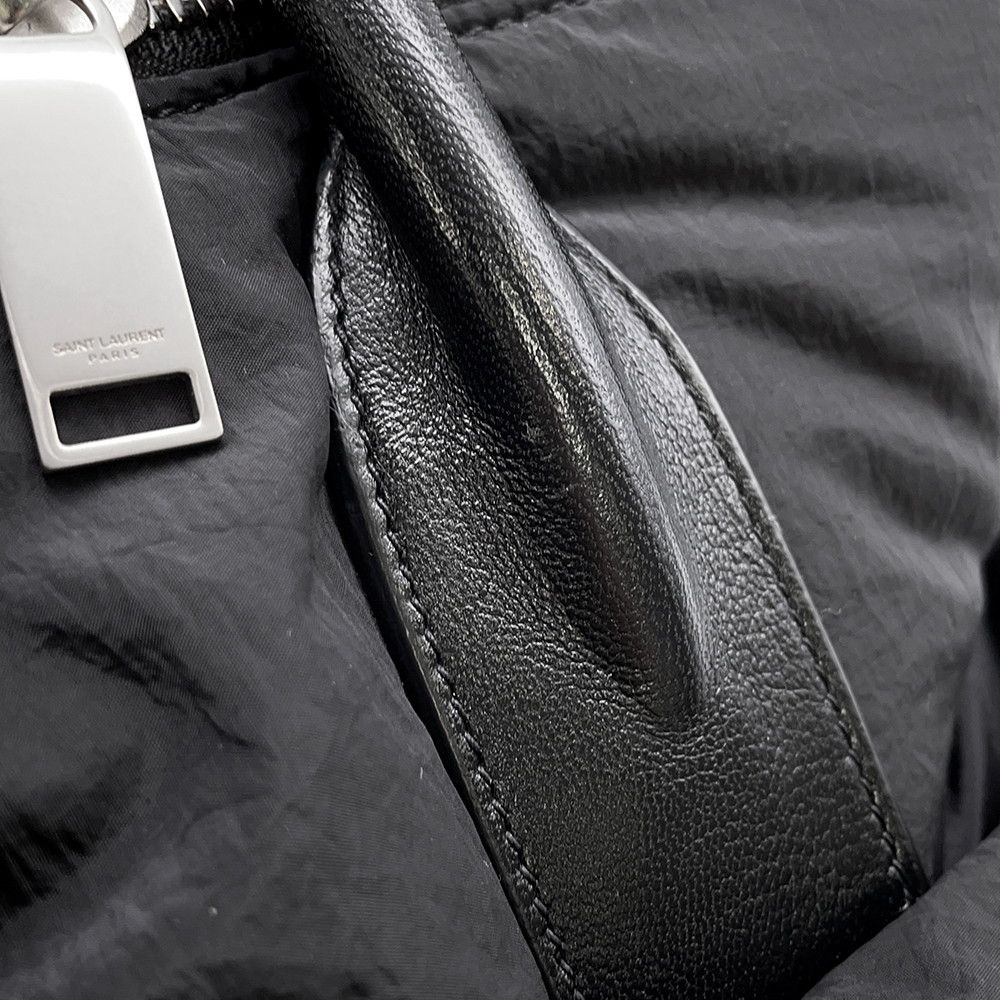Saint Laurent Paris Tote Sac Joule Nylon Duffle Black — view 9