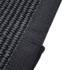Saint Laurent Paris Tote Rive Gauche Large Raffia Canvas Black — view 7