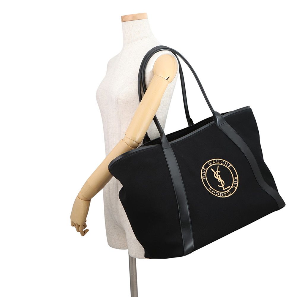 Saint Laurent Paris Tote Rive Gauche Canvas — view 4
