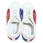 Louis Vuitton Luxembourg Line Low Cut Sneaker Leather Sneakers White — view 4
