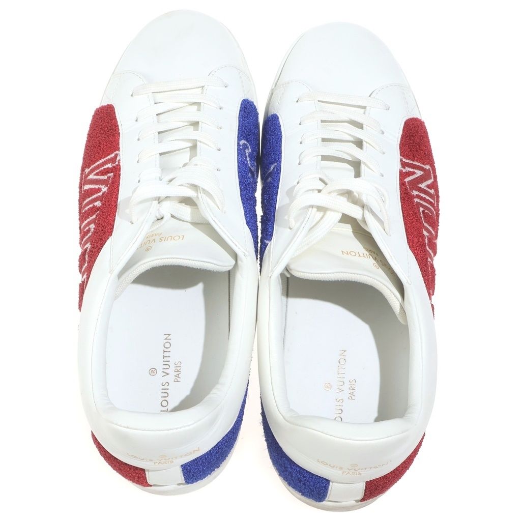 Louis Vuitton Luxembourg Line Low Cut Sneaker Leather Sneakers White — view 4