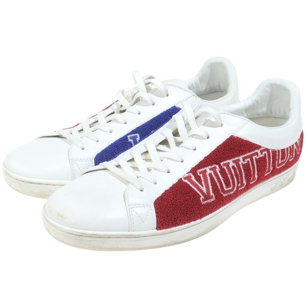 Louis Vuitton Luxembourg Line Low Cut Sneaker Leather Sneakers White — view 2