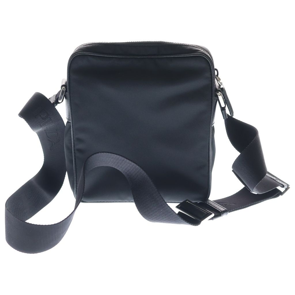 Prada Re-Nylon Saffiano Shoulder Bag Black — view 2