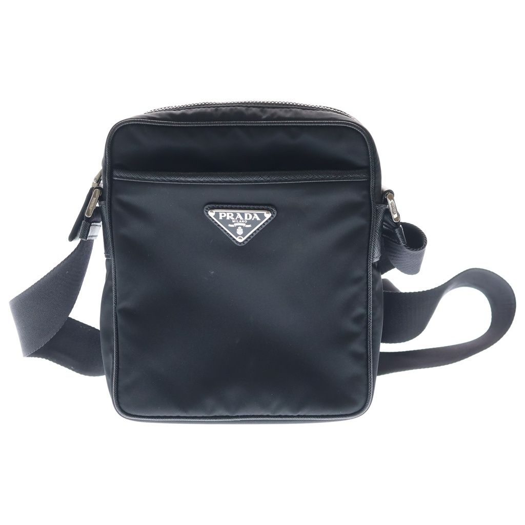 Prada Re-Nylon Saffiano Shoulder Bag Black