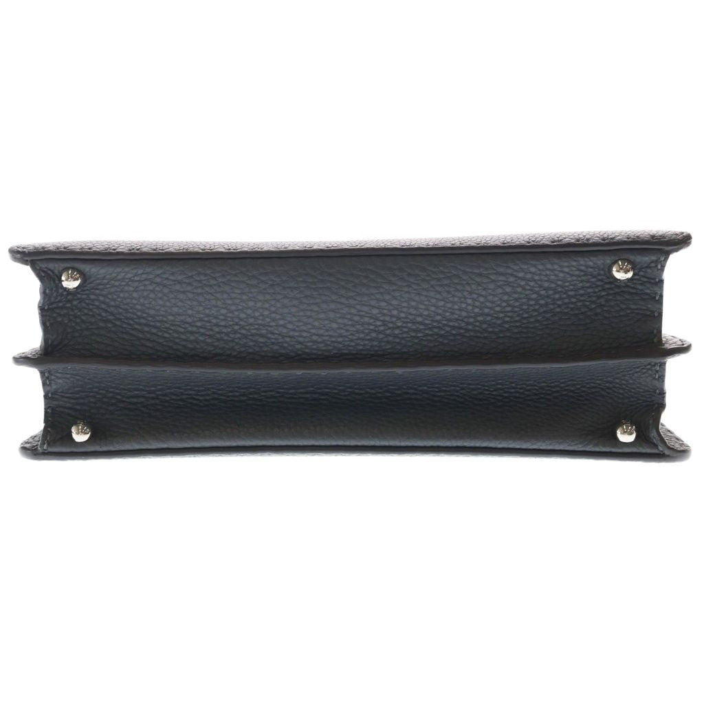 Fendi Peekaboo Icy Leather 2-Way Bag Silver Gray — view 4