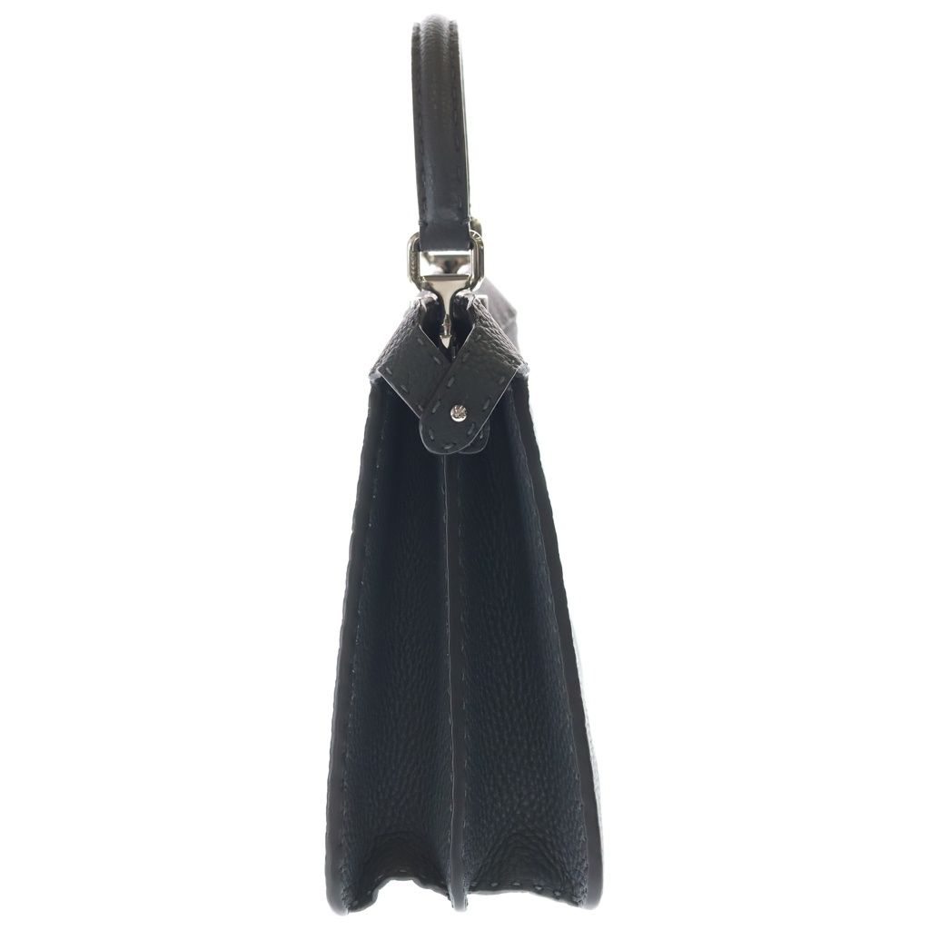 Fendi Peekaboo Icy Leather 2-Way Bag Silver Gray — view 3