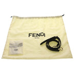 Fendi Peekaboo Icy Leather 2-Way Bag Silver Gray — view 8