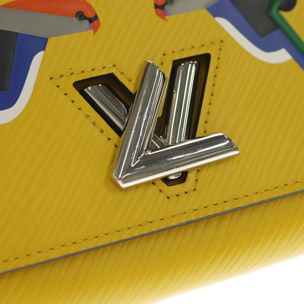 Louis Vuitton Twist MM Epi Arrival Chain Shoulder Bag Yellow — view 6