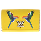 Louis Vuitton Twist MM Epi Arrival Chain Shoulder Bag Yellow