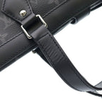 Louis Vuitton Monogram Eclipse Porto Avi Garment Bag Black Leather — view 6