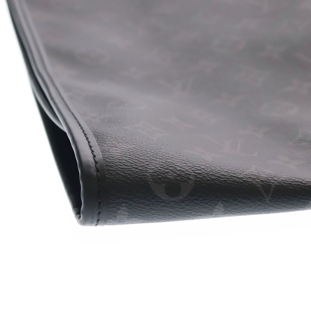 Louis Vuitton Monogram Eclipse Porto Avi Garment Bag Black Leather — view 4