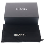 Chanel Mini Quilted Tweed Chain Shoulder Bag Black Pink White Gold — view 8