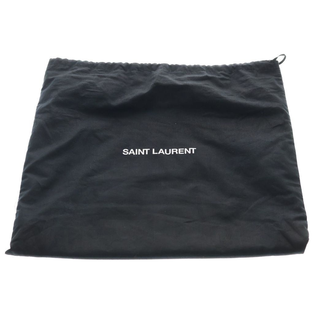 Saint Laurent Paris Niki Cassandra Logo Leather Chain Shoulder Bag Gold Black — view 8