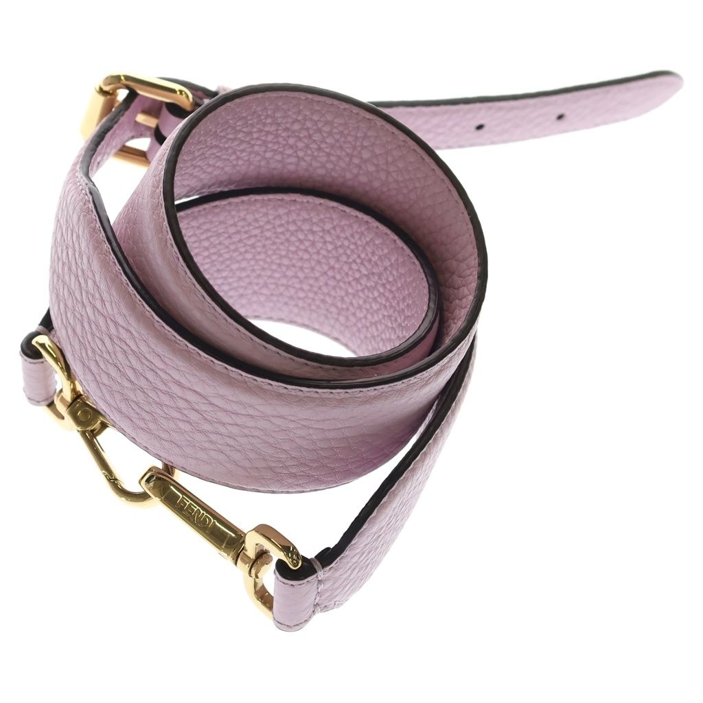 Fendi Selleria FF Tote Small Leather 2-Way Shoulder Bag Pink — view 8