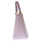 Fendi Selleria FF Tote Small Leather 2-Way Shoulder Bag Pink — view 3