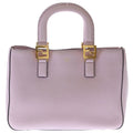 Fendi Selleria FF Tote Small Leather 2-Way Shoulder Bag Pink
