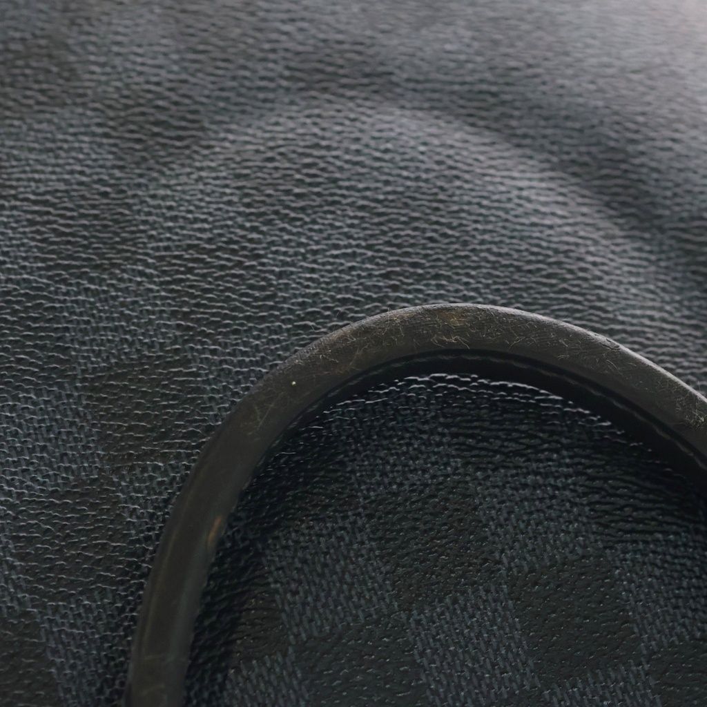 Louis Vuitton Damier Cobalt Cover Joule Tote Shoulder Bag Navy Leather Silver — view 6