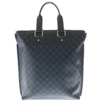 Louis Vuitton Damier Cobalt Cover Joule Tote Shoulder Bag Navy Leather Silver