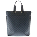Louis Vuitton Damier Cobalt Cover Joule Tote Shoulder Bag Navy Leather Silver — view 2
