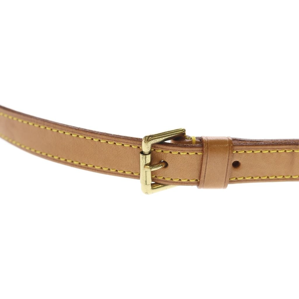 Louis Vuitton Monogram Musette Tango Shoulder Bag Brown Leather Gold — view 6