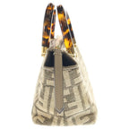 Fendi Zucca by the Way Shoulder Bag 2-Way Gold Beige — view 3