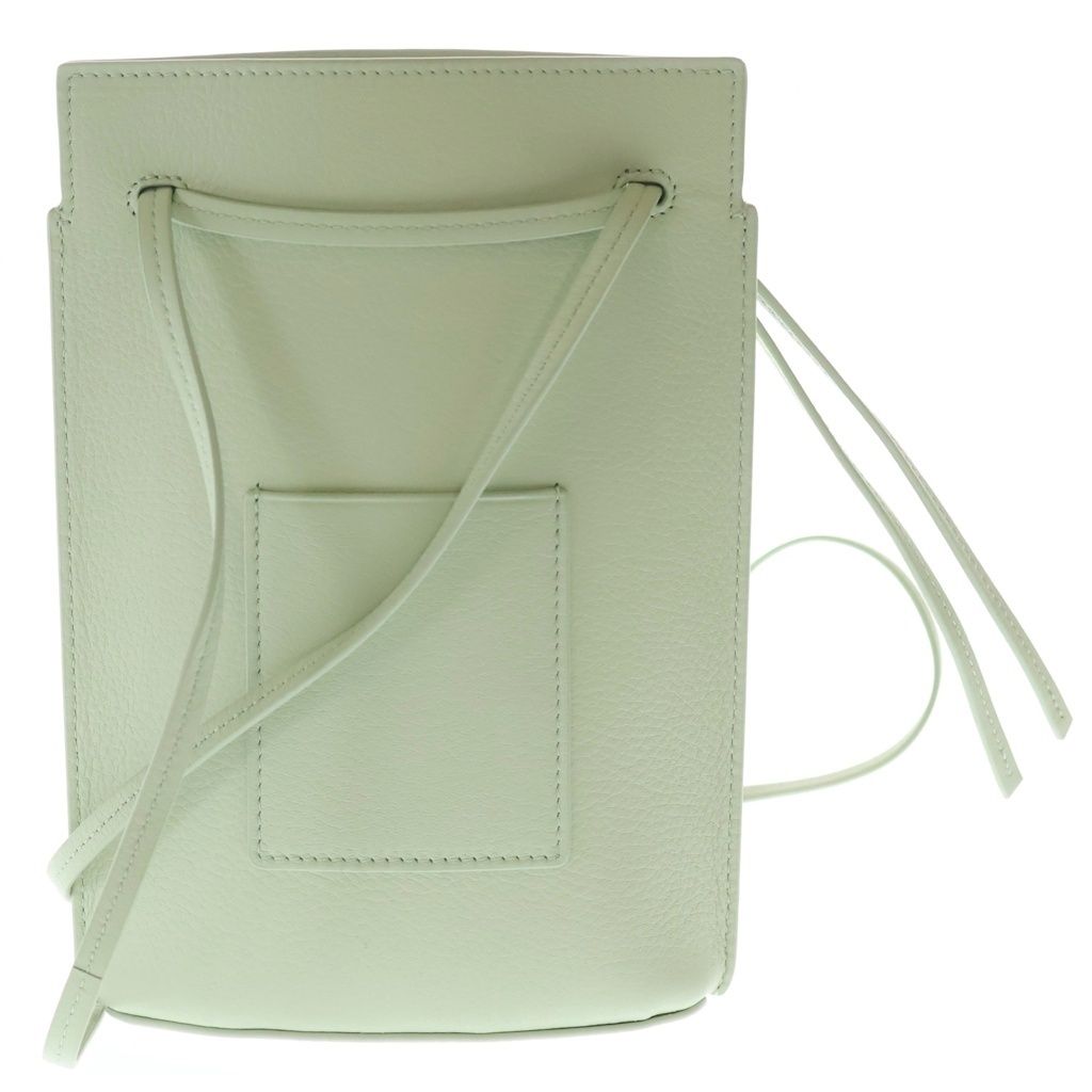 Loewe Dice Pocket Shoulder Bag Pochette Pouch 2-Way Classic Calf Leather Gold — view 2