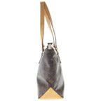 Louis Vuitton Monogram Cabas Piano Tote Brown Leather Gold — view 3