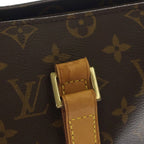 Louis Vuitton Monogram Cabas Piano Tote Brown Leather Gold — view 7