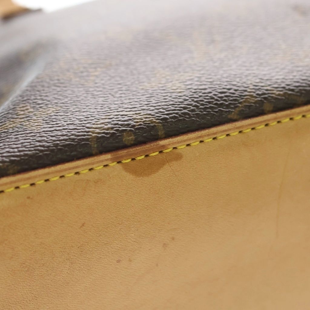 Louis Vuitton Monogram Cabas Piano Tote Brown Leather Gold — view 6