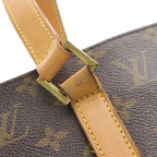 Louis Vuitton Monogram Tote Brown Leather Gold — view 6