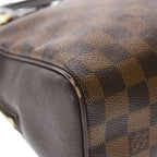 Louis Vuitton Damier Brera Handbag Brown Leather Gold — view 5