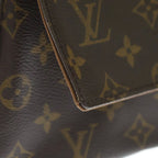 Louis Vuitton Monogram Mini Looping Shoulder Bag Brown Leather Gold — view 7