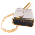 Louis Vuitton Monogram Pochette Florentine Waist Bag Brown Leather Gold — view 3