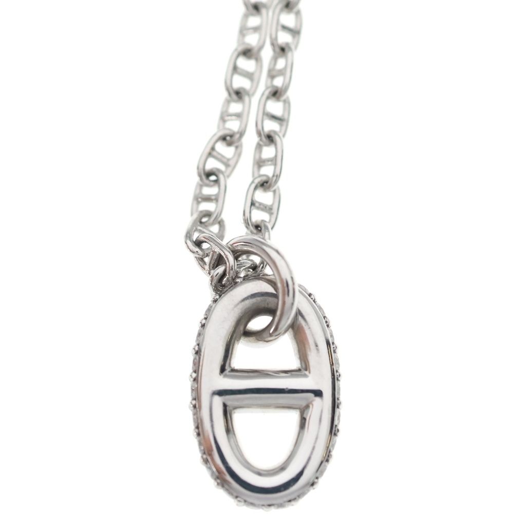 Hermes Farandole Diamond 750 18k White Gold Pendant — view 5