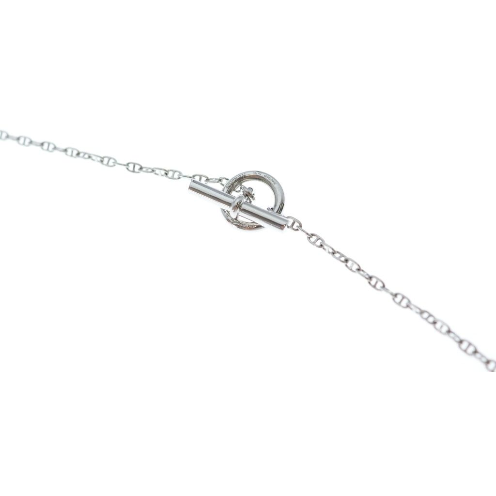 Hermes Farandole Diamond 750 18k White Gold Pendant — view 4