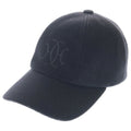 Hermes Cashmere Logo Cap Baseball Cap Black