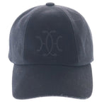 Hermes Cashmere Logo Cap Baseball Cap Black — view 4