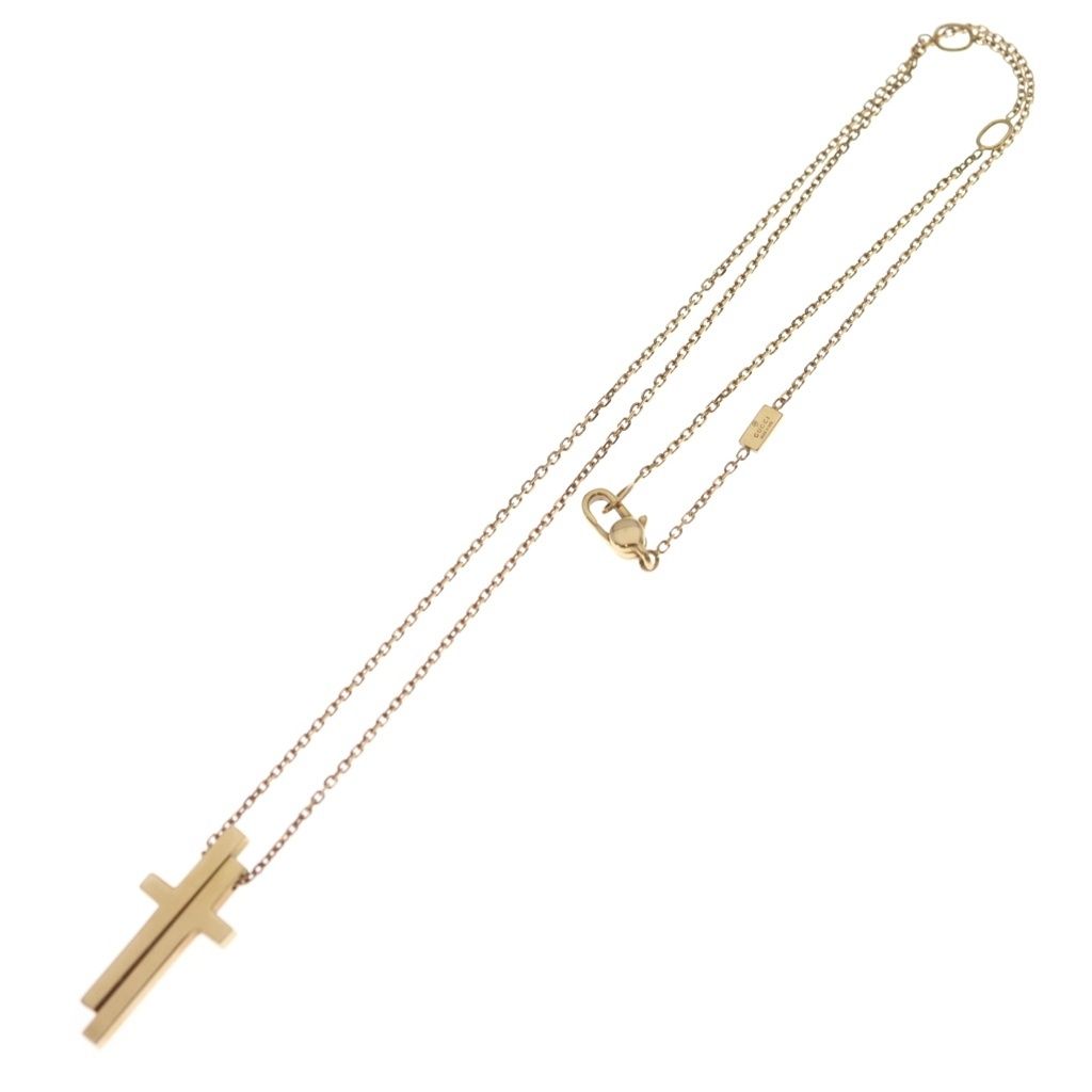 Gucci Separate Cross Necklace 18k Yellow Gold — view 2