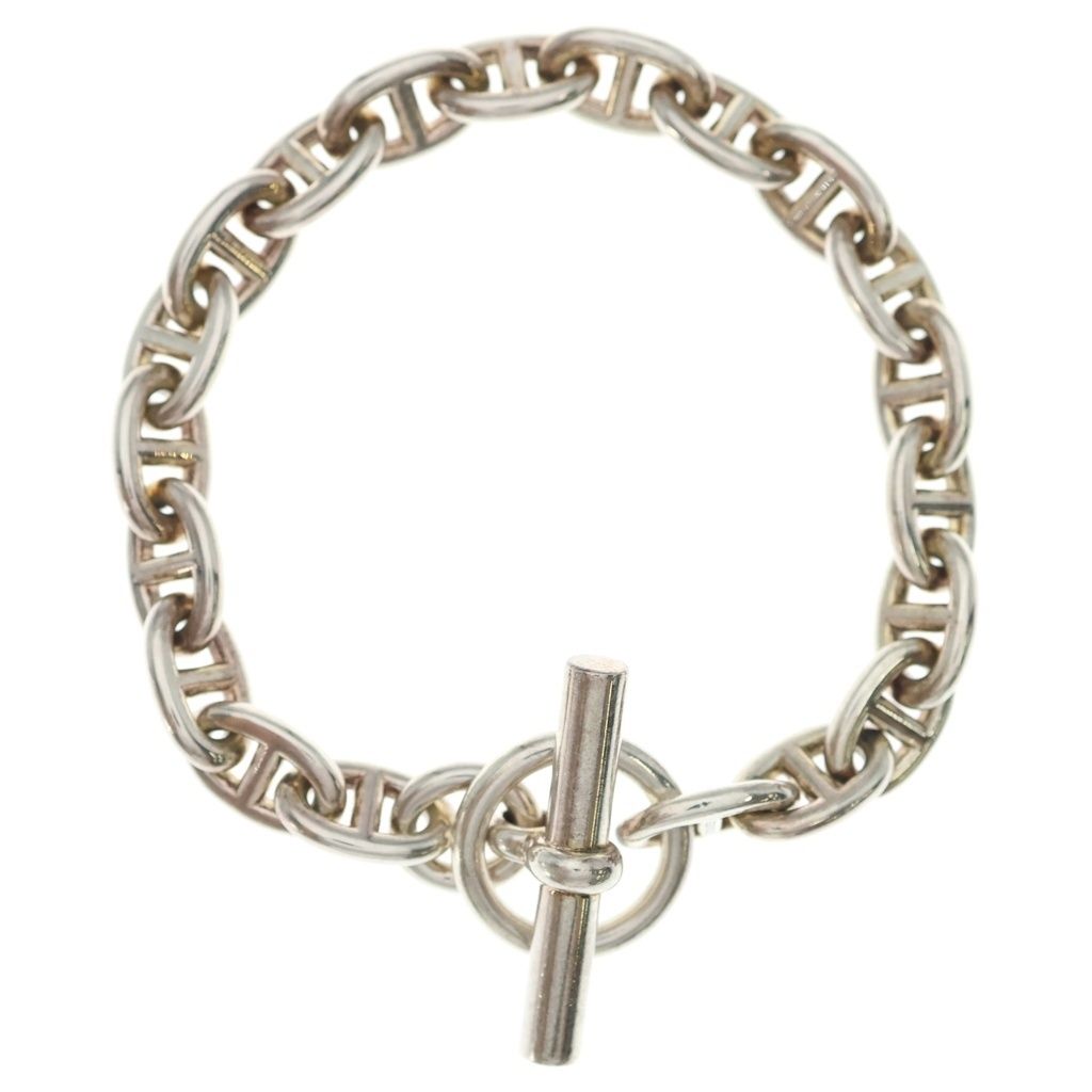 Hermes Chaine D'ancre Bracelet PM 20 Pieces Silver