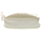 Hermes Evelyne 2 PM Taurillon Clemence Silver Shoulder Bag White — view 4