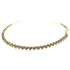 Prada Triangle Logo Headband Gold — view 4